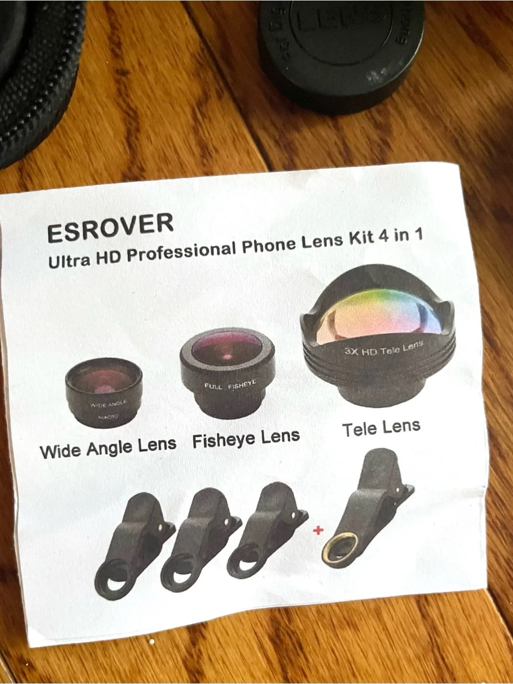 ES Rover Ultra Professional Phone 4 Lenses Kit